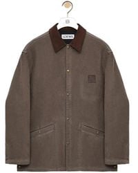 Loewe - Medium-Weight Brushed Overshirt - Lyst