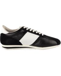 Emporio Armani - Contrast-Color Lace-Up Casual Sneakers - Lyst