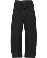 JW Anderson - Jw Anderson Fold-Over Trousers - Lyst