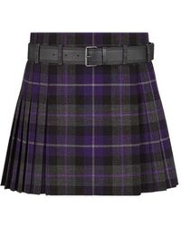 Dior - Belted Short Kilt - Lyst