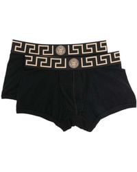 Versace - Medusa-Jacquard Pack Of Two Briefs - Lyst