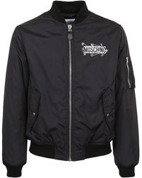 Moschino - Paper Clip Bear Print Jacket - Lyst