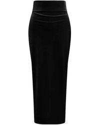 Alberta Ferretti - Back-Slit Skirt - Lyst