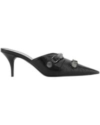 Balenciaga - Cagole Pointed Toe Mules - Lyst