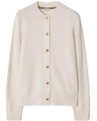 Burberry - Cashmere Blend Cardigan - Lyst