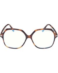 Tom Ford - Eyewear Geometric Frame Glasses - Lyst