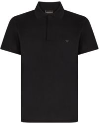 Emporio Armani - Travel Essentials Piqué Polo Shirt - Lyst