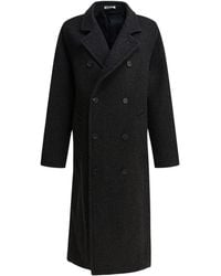 AURALEE - Long-Sleeved Wool Coat - Lyst