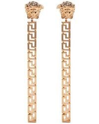 Versace - Medusa-Head Greca Earrings - Lyst