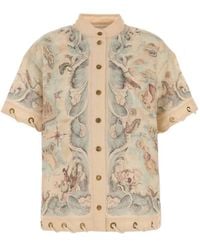 Zimmermann - Rebellion Rope Printed Shirt - Lyst