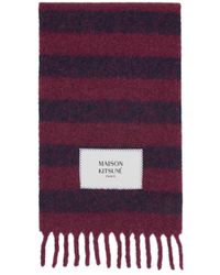 Maison Kitsuné - Rugby Striped Scarf - Lyst