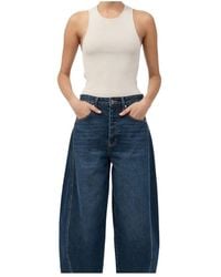 St. Agni - Ribbed Racer-Back Top - Lyst