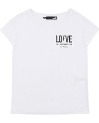 Armani Jeans - Round Collar Logo T-Shirt - Lyst