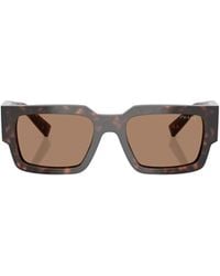 Prada - Eyewear Symbole Rectangular Sunglasses - Lyst