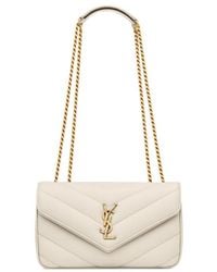 Saint Laurent - Loulou Matelassé Small Shoulder Bag - Lyst