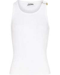 Jean Paul Gaultier - Cotton Tank Top - Lyst