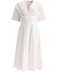 Alaïa - Alaïa A-Line Pleated Dress - Lyst