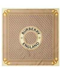 Burberry - Montage-Print Silk Scarf - Lyst