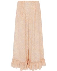 Chloé - Chloé Cropped Fluid Trousers - Lyst