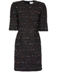 McQueen - Tweed Waist Dress - Lyst