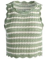 Alice + Olivia - Amity Crochet Tank Top - Lyst