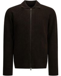 Tagliatore - Long-Sleeve Zip-Up Cardigan - Lyst