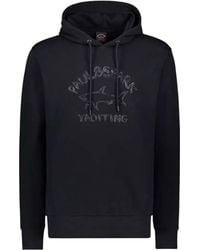 Paul & Shark - Logo-Print Long-Sleeve Hoodie - Lyst