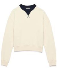 JW Anderson - Contrast Crew Neck Knitwear - Lyst