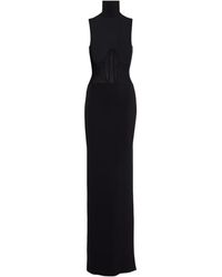 Nensi Dojaka - Gwyneth Knitted Corset Maxi Dress - Lyst