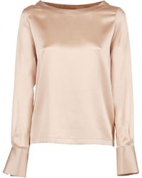 Mazzarelli - Angie Satin Blouse - Lyst