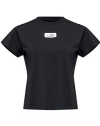 MM6 by Maison Margiela - Short-Sleeve Crewneck T-Shirt - Lyst