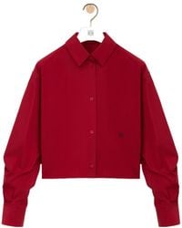 Loewe - Curved Sleeved Shirt - Lyst