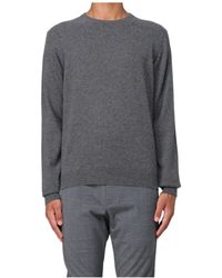 Drumohr - Ribbed Crew Neck Knitwear - Lyst