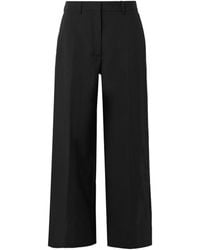Calvin Klein - Simone Wool Wide-Leg Pants - Lyst