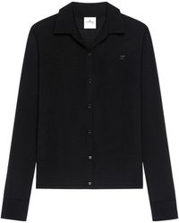 Courreges - Courrèges Button-Up Polo Cardigan - Lyst