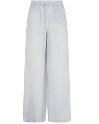 Roberto Collina - Striped Casual Pants - Lyst
