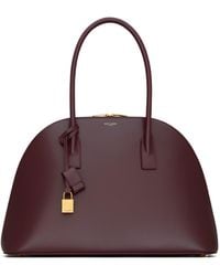 Saint Laurent - Duffle Sac De Jour Souple En Cuir - Lyst