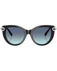 Tiffany & Co. - Cat Eye Frame Sunglasses - Lyst