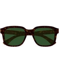 Gucci - Eyewear Rectangular Acetate Sunglasses - Lyst
