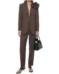 Magda Butrym - Floral-Appliqué Blazer - Lyst