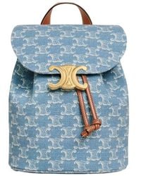 Celine - Bonnie Arc De Triomphe Print Fabric Backpack - Lyst