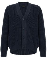 BOSS - Honeycomb Cardigan - Lyst