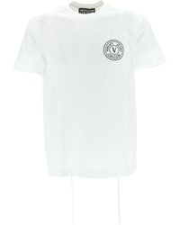 Versace Jeans Couture - Logo-Print Cotton T-Shirt - Lyst