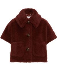 Max Mara - New Terzo Buttoned Cape - Lyst