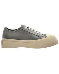 Marni - Logo Patch Platform Pablo Sneaker - Lyst