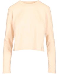 Loulou de Saison - Masal Cropped Long-Sleeve T-Shirt - Lyst