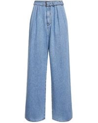 Dries Van Noten - Pleated Wide-Leg Jeans - Lyst