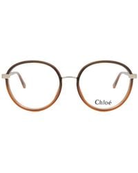 Chloé - Chloé Eyewear Round Frame Glasses - Lyst