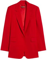 Max Mara - Single Breasted Blazer - Lyst