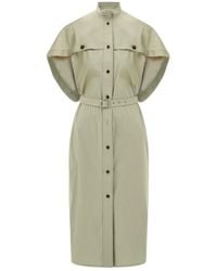 Ferragamo - Ferragamo Poplin Shirt Dress - Lyst